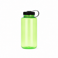 Screw-Top Sports Plastic Water Bottle