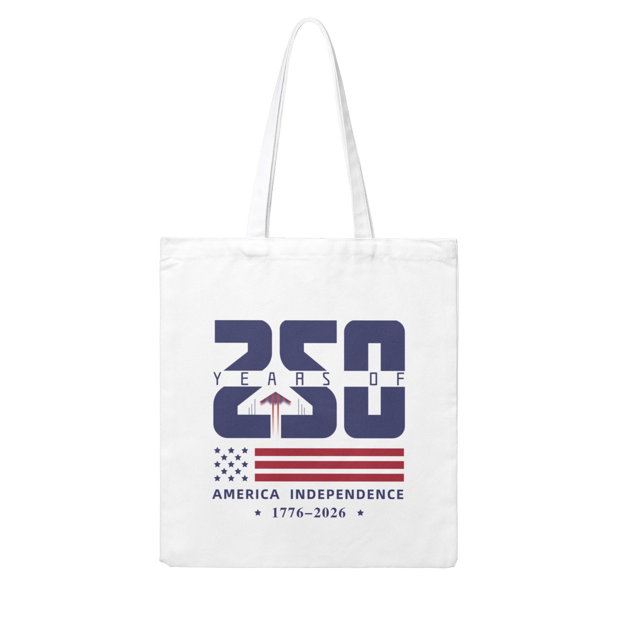 Rush Order - America 250 12 oz Canvas Tote Bag- 250 years