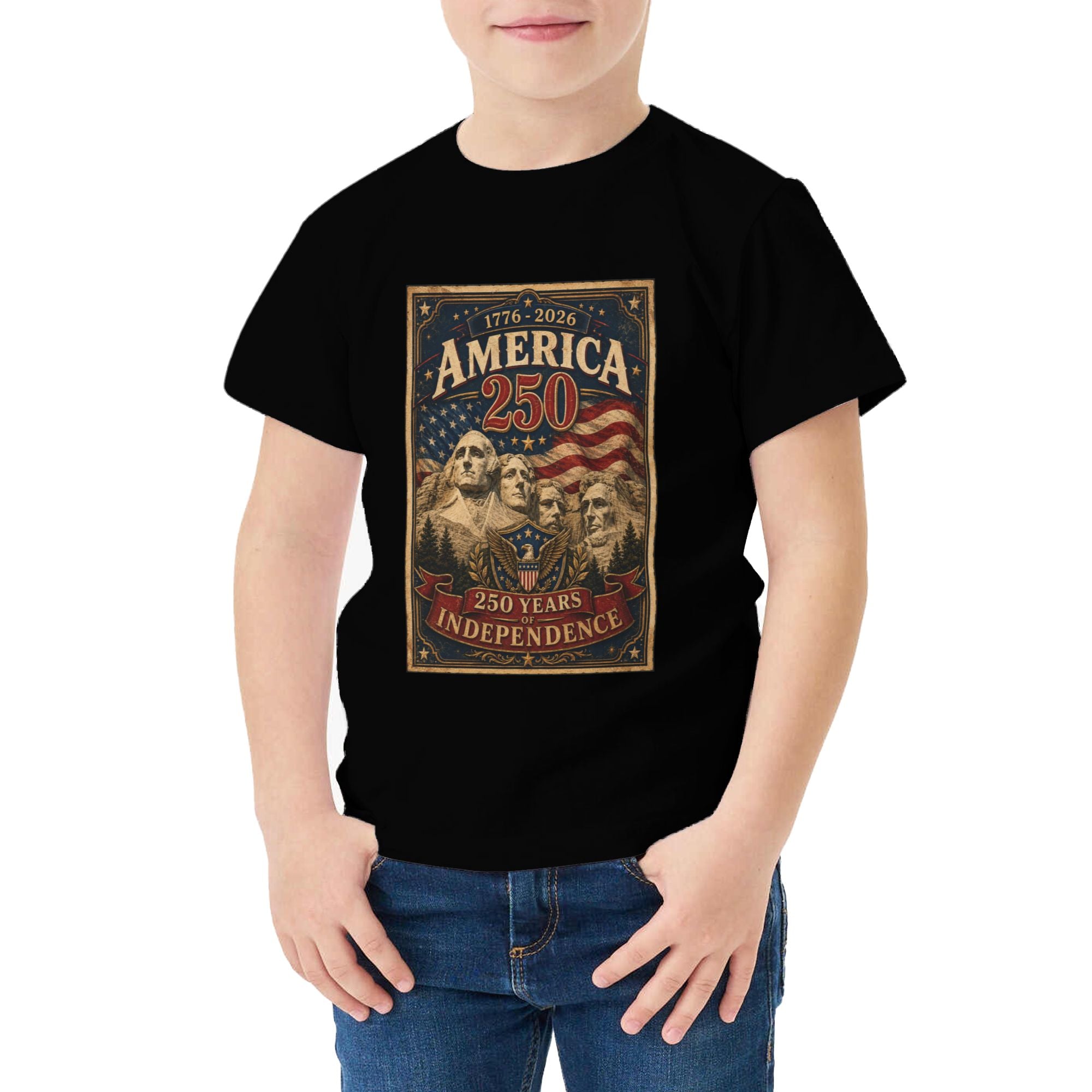 Rush Order - Kids’ America 250 Cotton T-Shirt