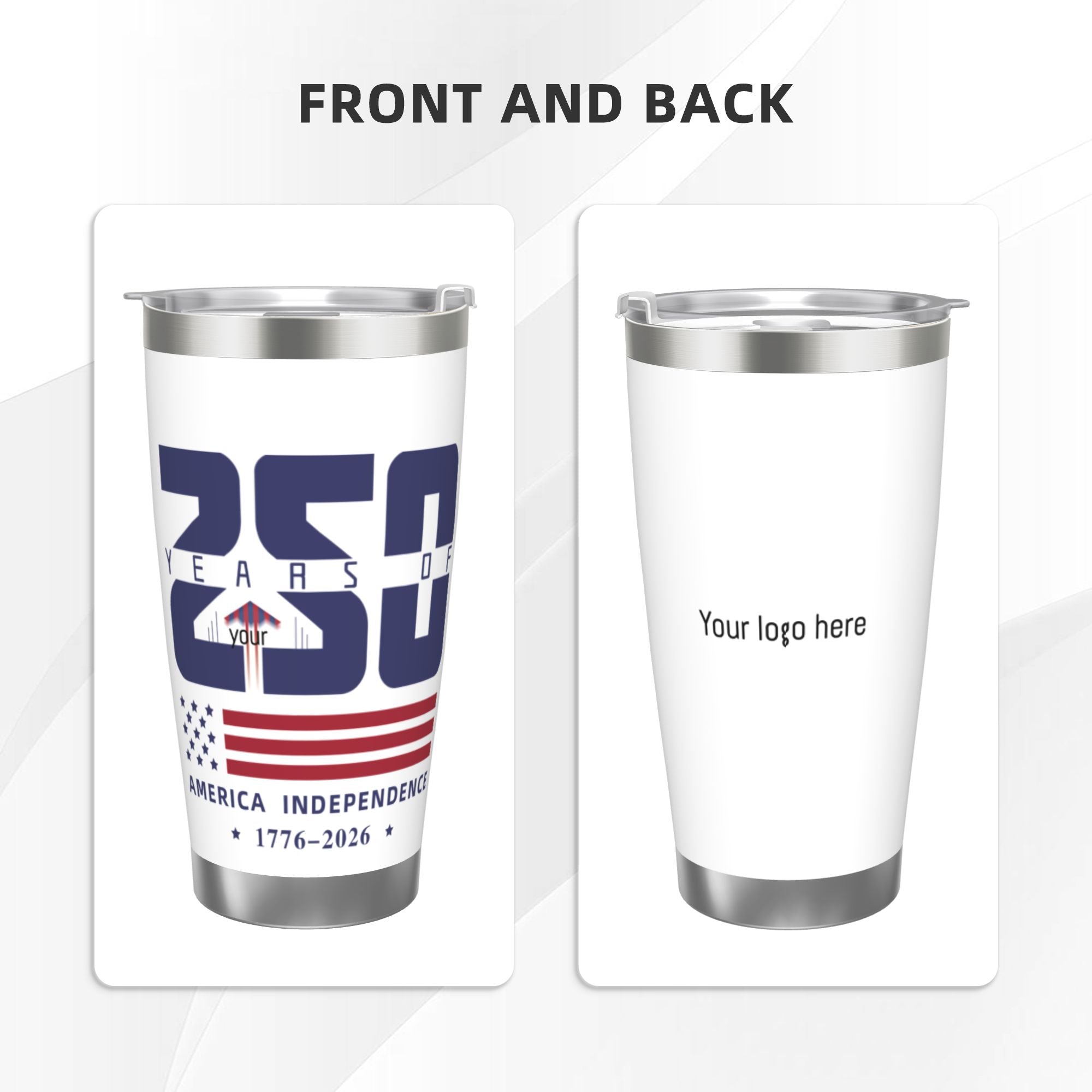 Rush Order - America 250 20 oz Car Tumbler