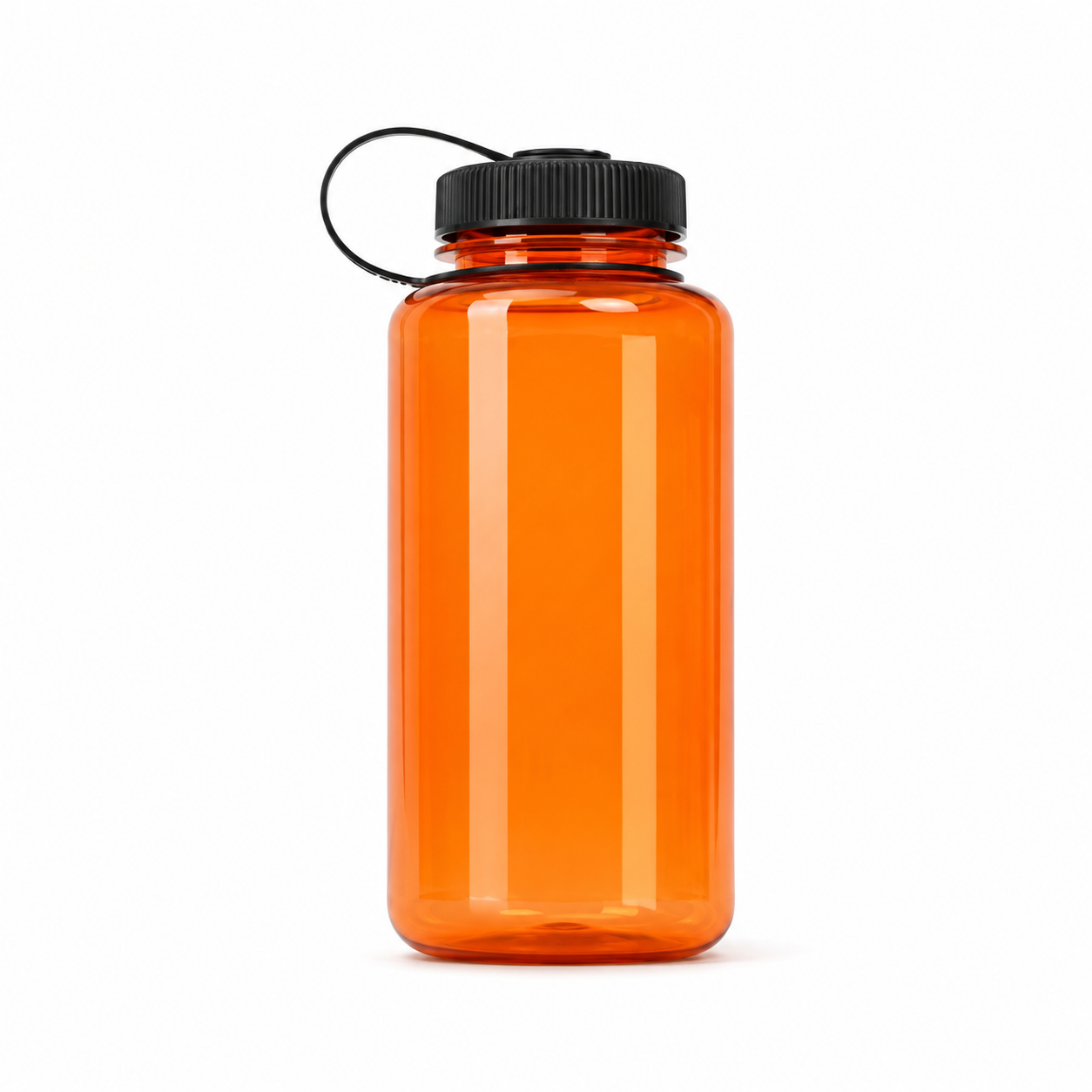 Screw-Top Sports Plastic Water Bottle