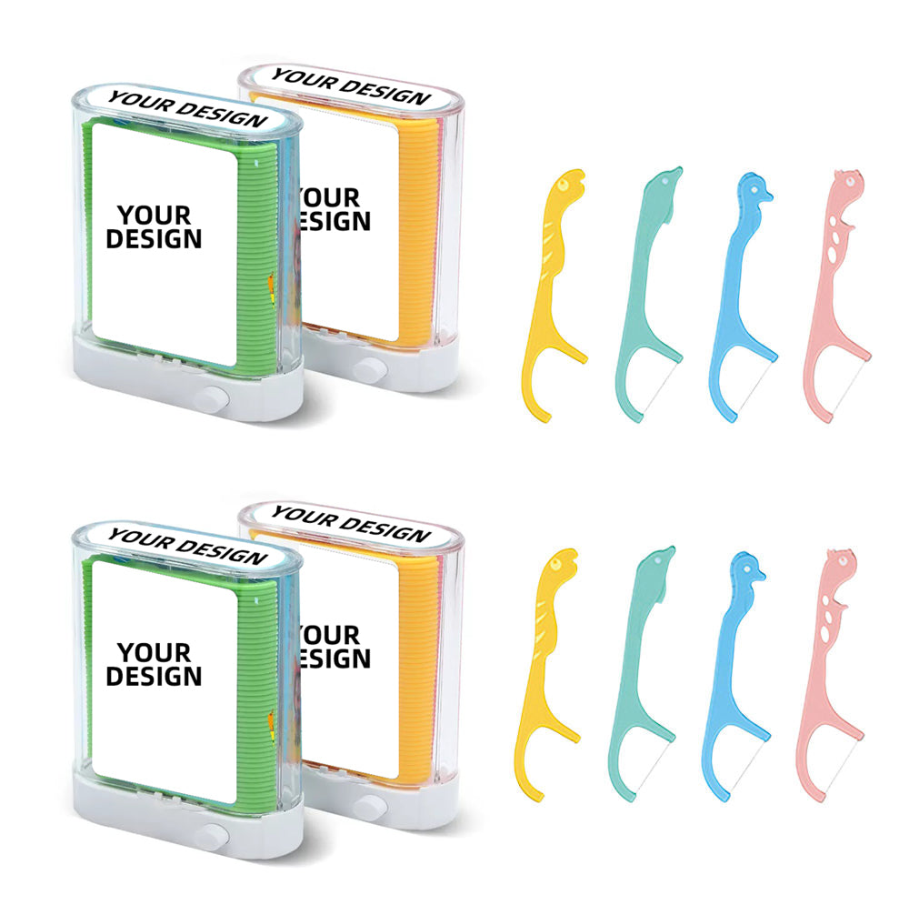 Press-to-Dispense Kids Flossers Set