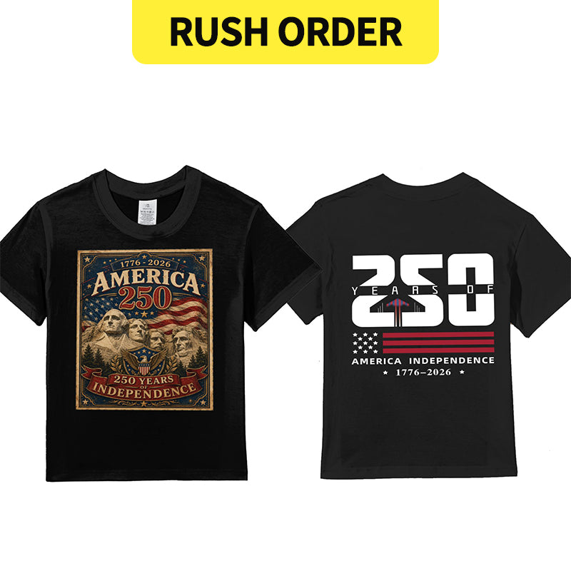 Rush Order - Kids’ America 250 Cotton T-Shirt