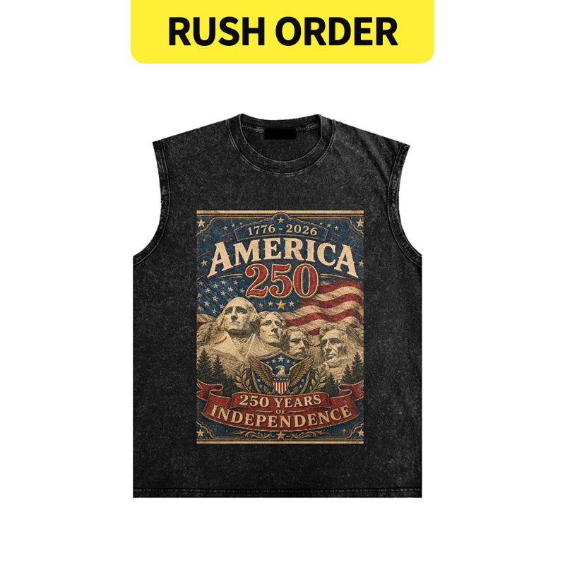 Rush Order - America 250 Washed Cotton Tank Top